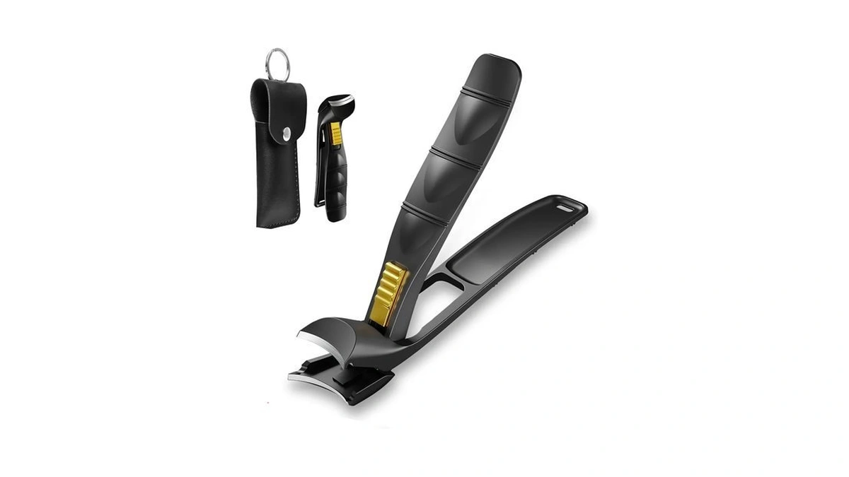 Amazon code: Illfer Curved Toenail Clipper With Safet