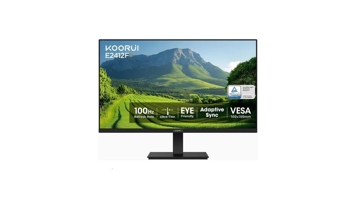 Koorui E2412f 24-inch Computer Monitor Fhd 100hz Va Hdmi/vga, Audio