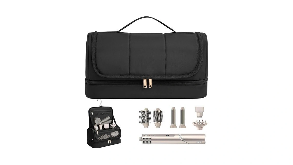 Hanging Hair Tool Organizer Compatible With D...