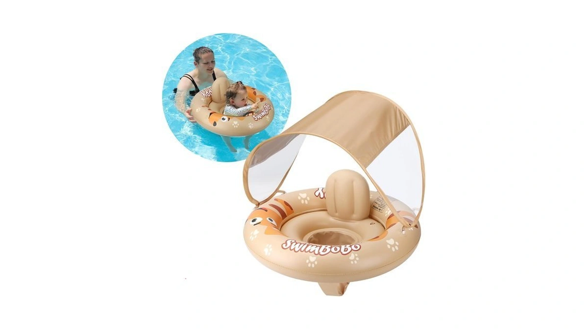 Inflatable Baby Swimming Float With Safe Seat...