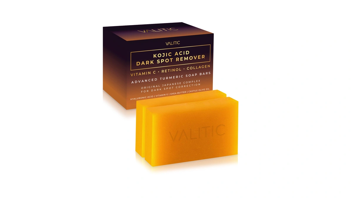 Valitic Kojic Acid Dark Spot Remover Soap Bars With Vitamin