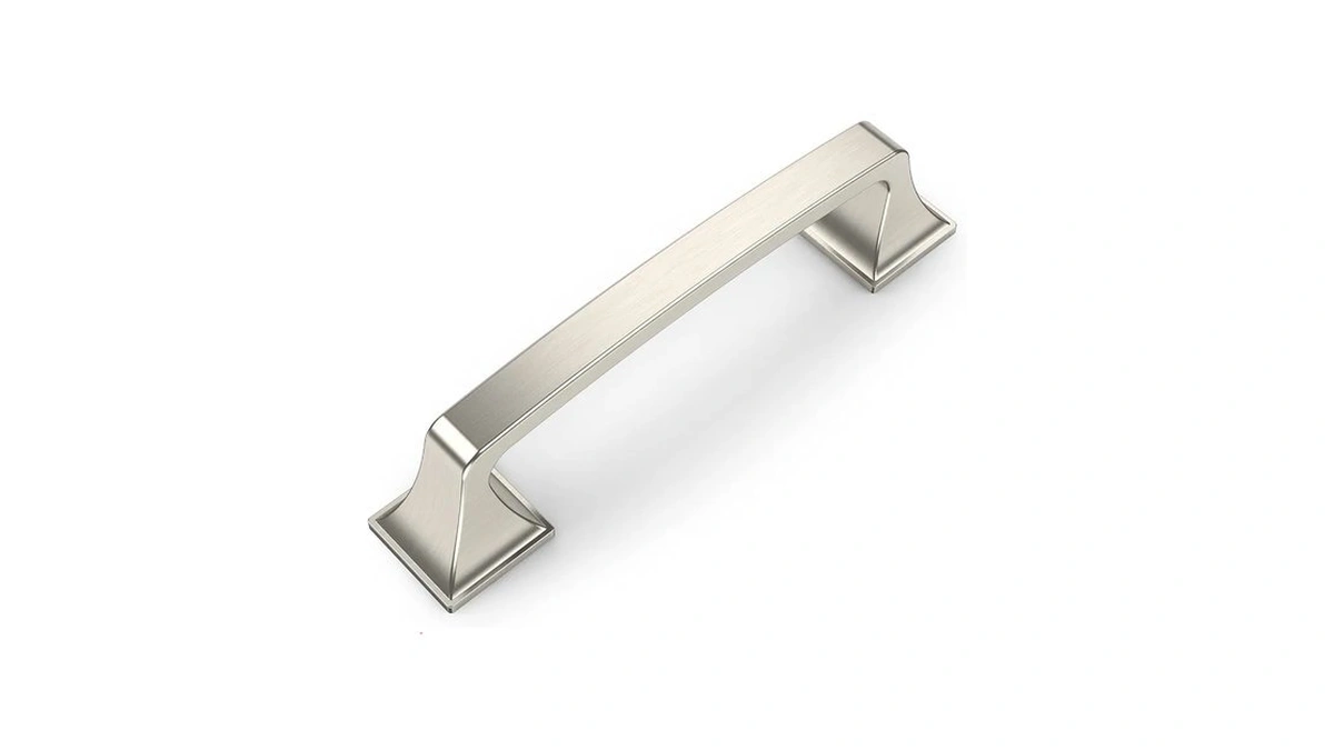 Amerdeco 10 Pack Kitchen Cabinet Handles Brushed Satin Nickel Cabinet