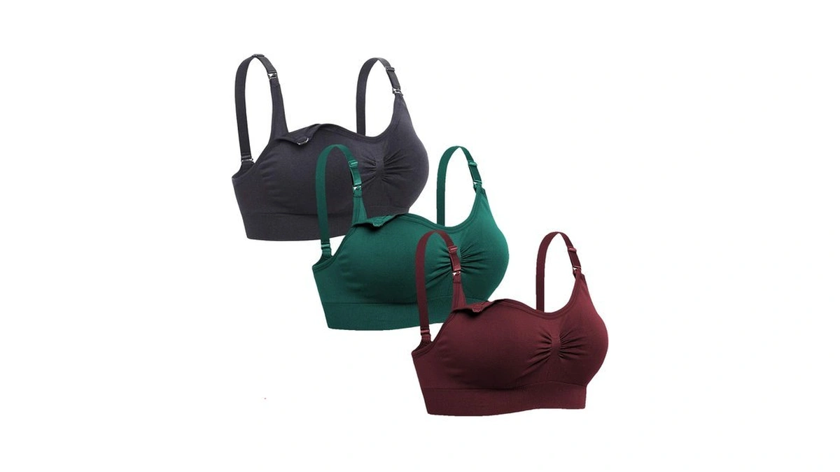 Amazon : Lataly Womens Seamless Nursing Bra Sleep