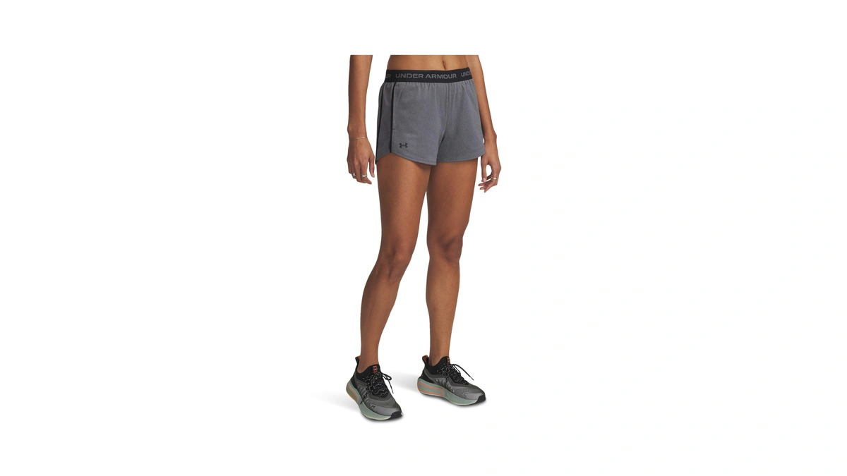 Under Armour Womens Tech Play Up Shorts, (025) Castlerock /