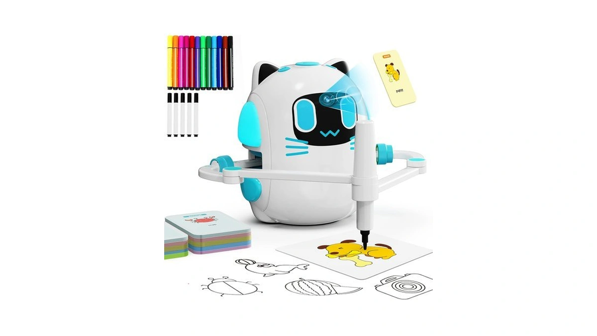Drawing Robot For Kids With Smart Scan, Interactive Robot Drawing