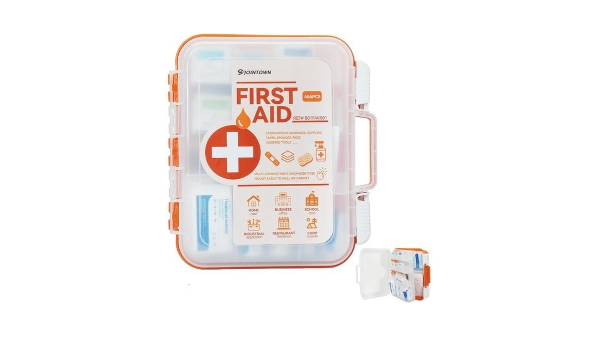 Jointown First Aid Kit, 454 Pieces All-purpose, Home & Office