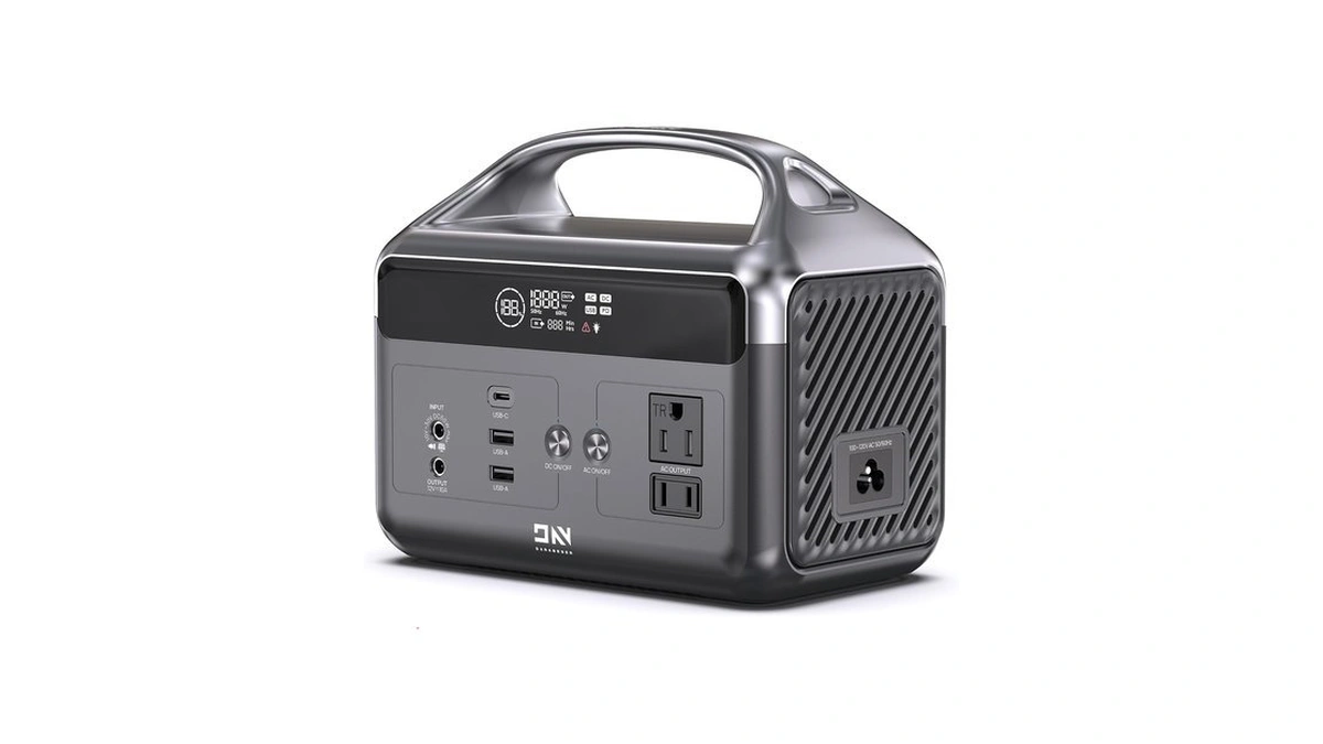 Daranener Portable Power Station, 192wh Lifepo4 Battery Backup Solar Generator