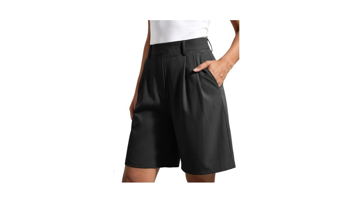 Amazon code: Cokqu Bermuda Shorts For Womens Shorts W