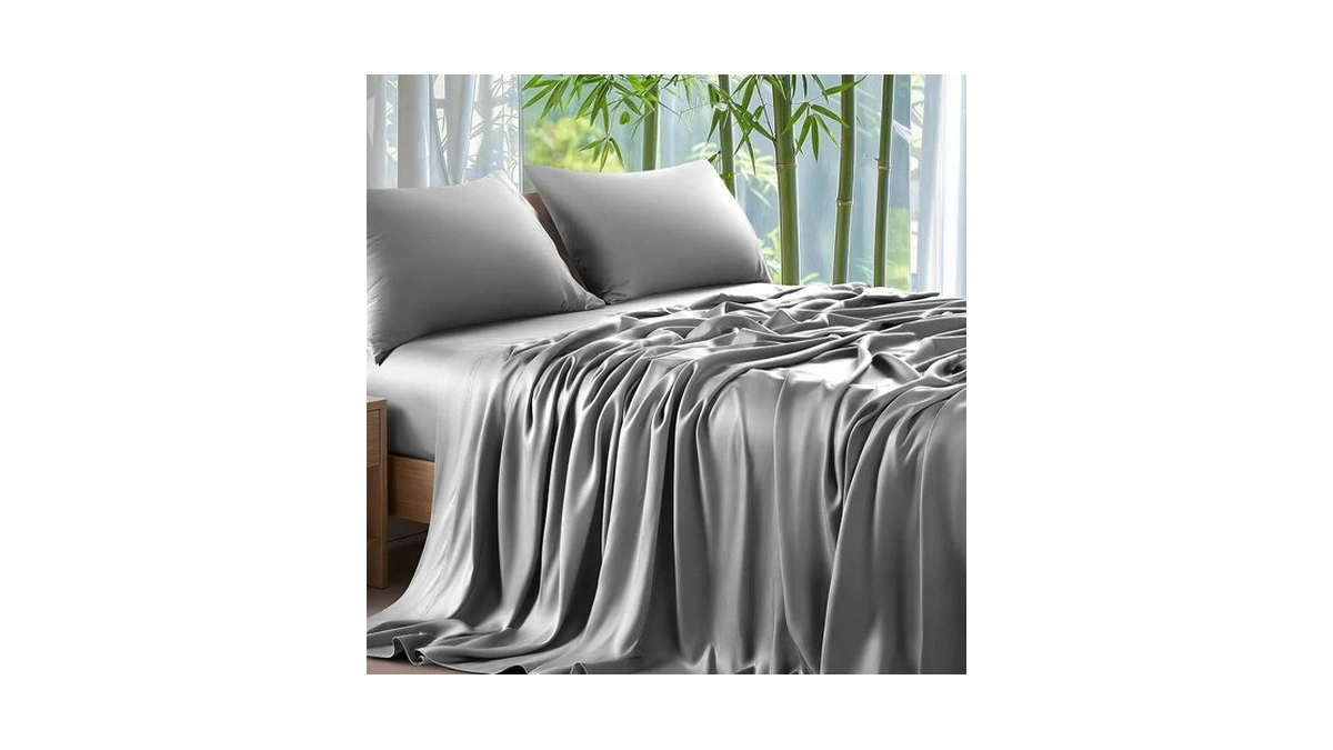 Ansso Viscose Derived From Bamboo Sheets Queen Size, 400 Tc