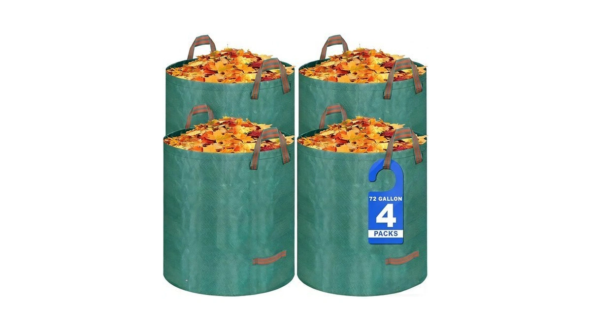 72-gallon Reusable Yard Waste Bags 4 Pack