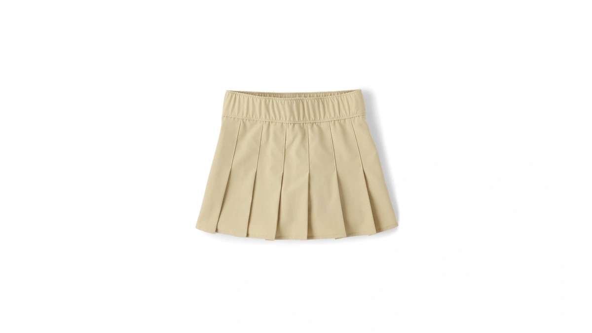 The Children's Place,girls,uniform Performance Pleated Skorts,14 Sand