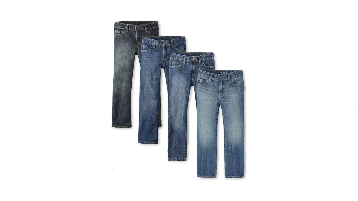 The Children's Placeboysmultipack Basic Bootcut Jeans Dark Jupiter/dustbowl Wash/med Indigo/pierce