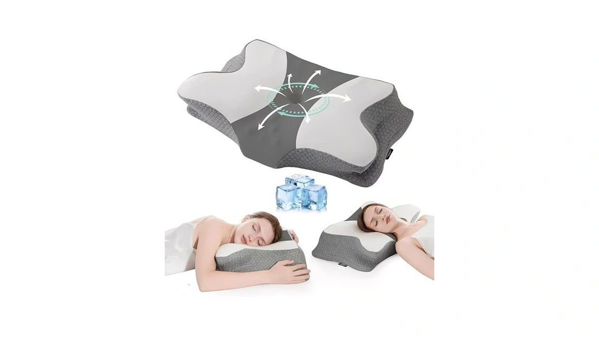 Cervical Pillow For Neck And Shoulder Pain Relief, Memory Foam