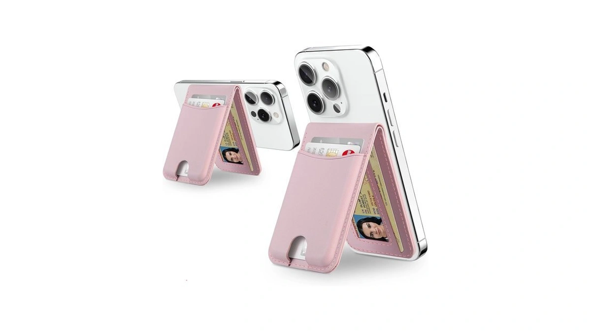 Topmade For Magsafe Wallet With Adjustable Stand, Strongest Magnetic Phone