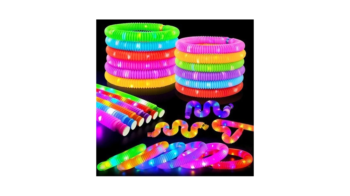 Glow Sticks Camping Essentials For Toddlers 6-96 Pcs,light Up Pop