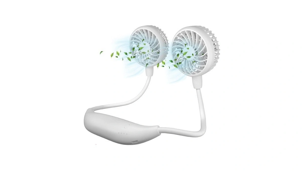 Handfan Upgraded Neck Fan With 5000mah Rechargeable Battery, 26h Longest