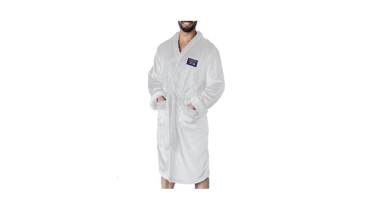 Northwest Nfl Baltimore Ravens Rollout Silk Touch Robe With Logo,