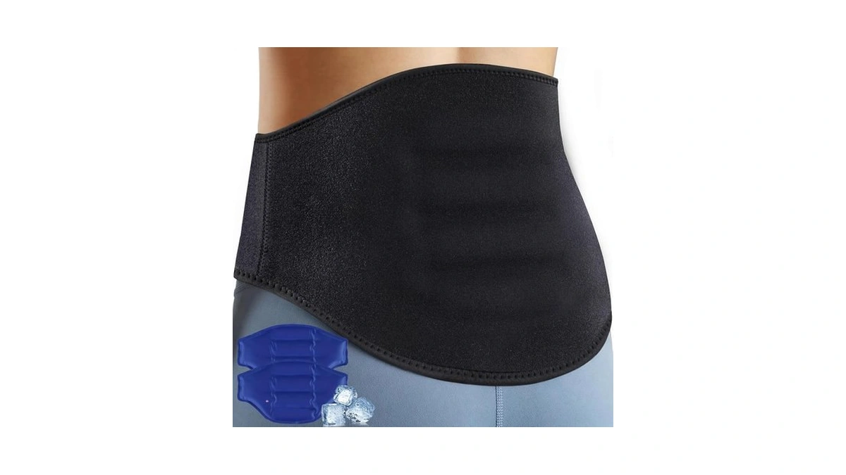 Blisswhisper Ice Pack For Back Pain Relief With Extension Band