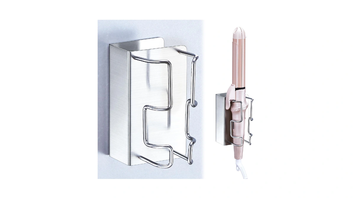 Loxsun Curling Iron Holder Wall Mount, Hair Straightener Holder With