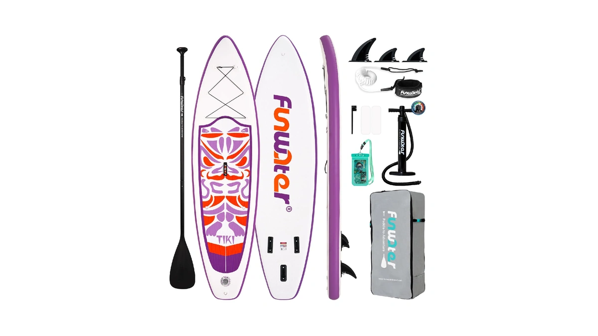 Funwater Inflatable Stand Up Paddle Board With Beginners Sup Accessories