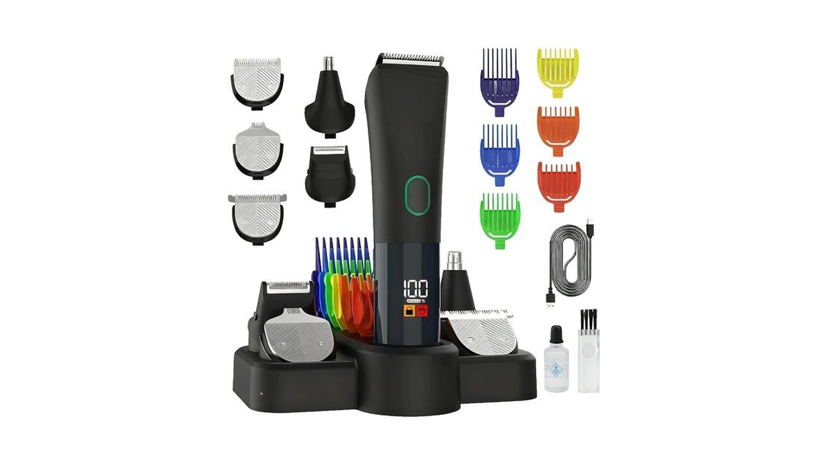 Nizzarra Hair And Beard Trimmer, 5 In 1 Men's Grooming