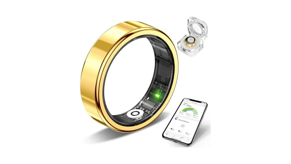 Smart Ring Fitness Tracker, Sleep & Health Tracking Ring For