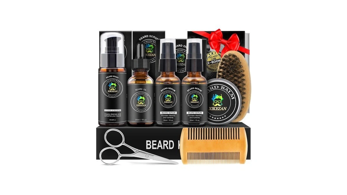 Xikezan Beard Kit For Men Grooming & Care Set W/2
