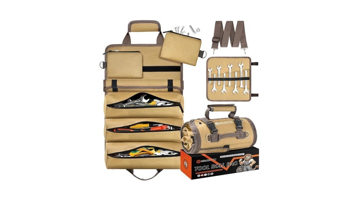 Roll Up Tool Bag-gifts For Men Dad Husbands Him, Father's