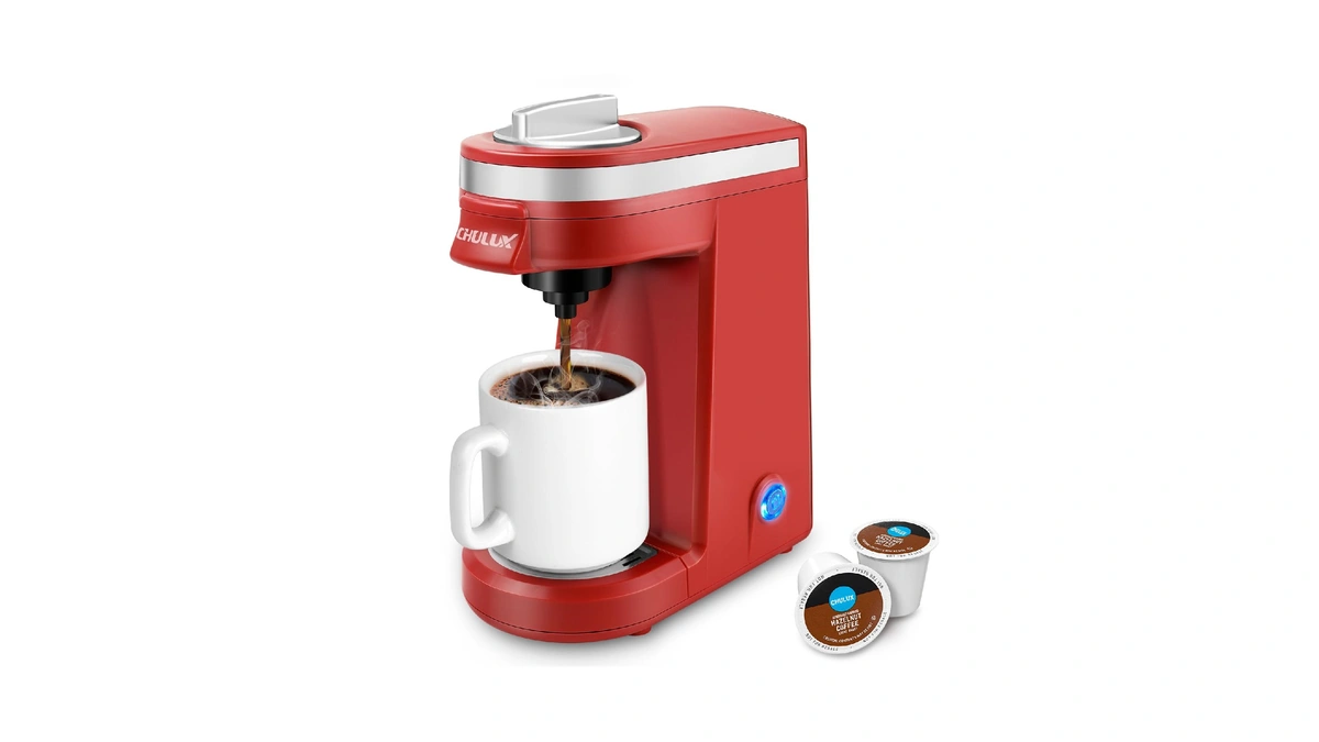 Chulux Mini Single Cup Coffee Maker For K Pod, Perfect
