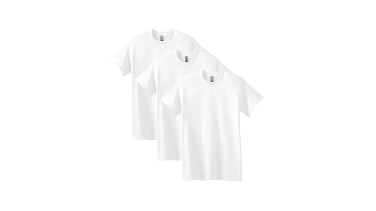 Gildan Mens Heavy Cotton T-shirt, Style G5000, Multipack T Shirt,