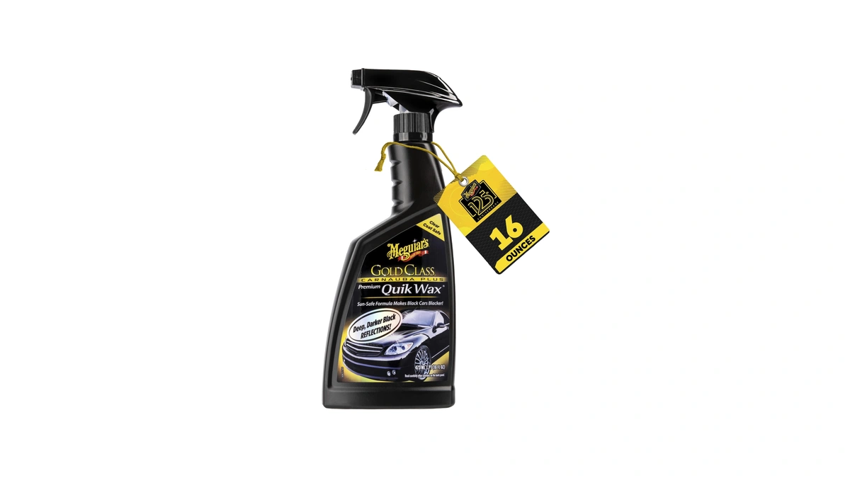 Meguiar's G7716 Gold Class Carnauba Quik Wax, Special Blend For