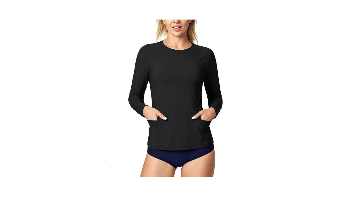 Long Sleeve Rash Guard For Women: Upf 50+ Spf Uv