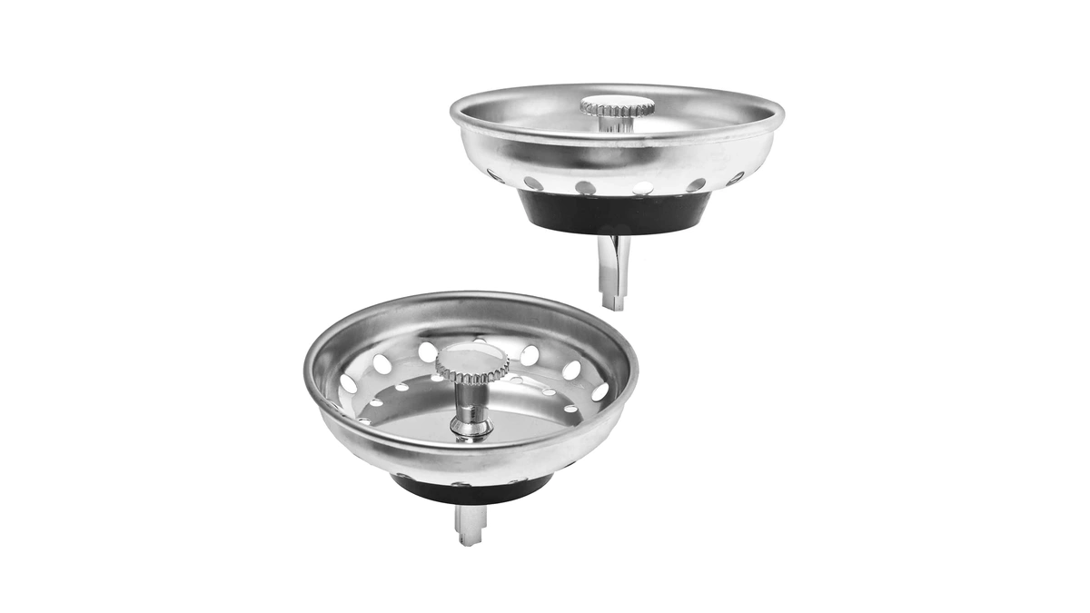 2 Pack - Kitchen Sink Strainer And Stopper Combo Basket