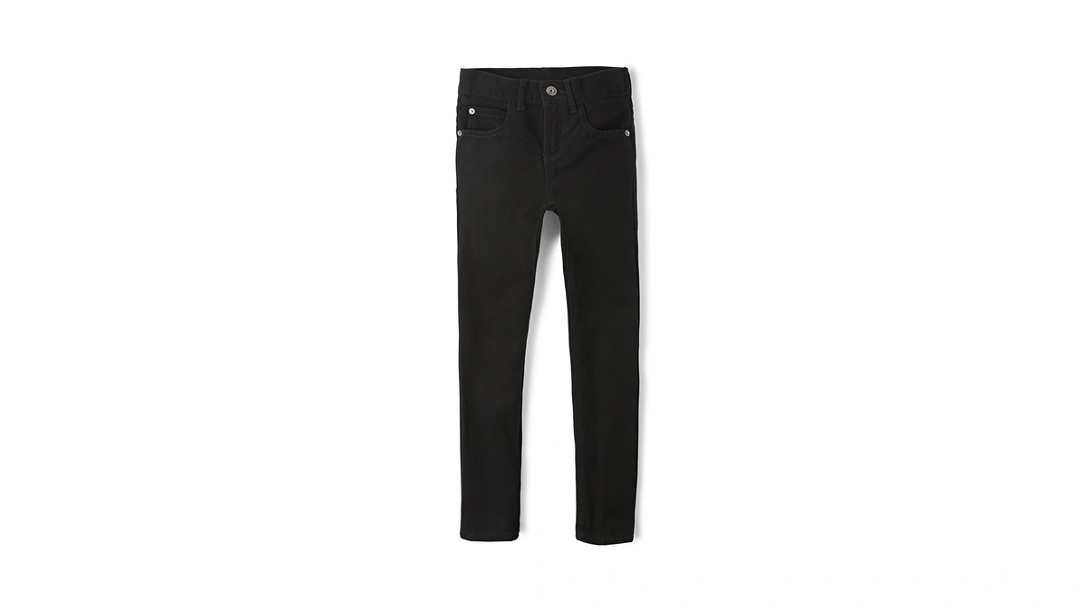The Children's Place Boys Stretch Skinny Jeans, Black Wash, 5