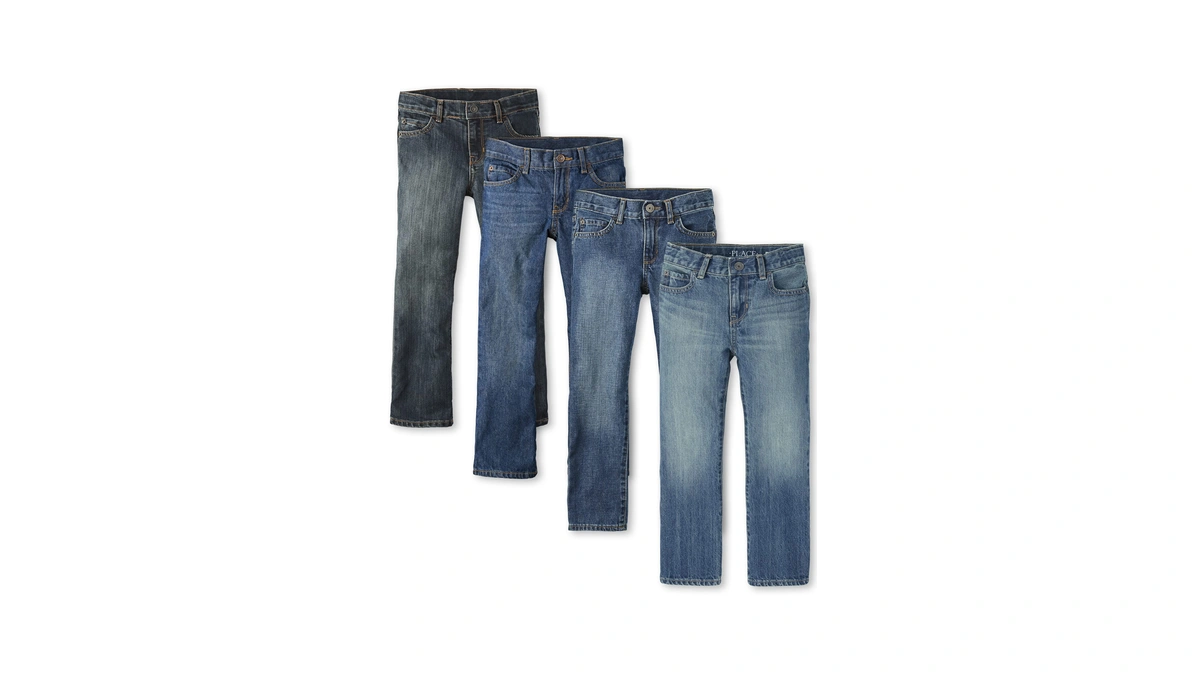 The Children's Placeboysmultipack Basic Bootcut Jeans Dark Jupiter/dustbowl Wash/med Indigo/pierce