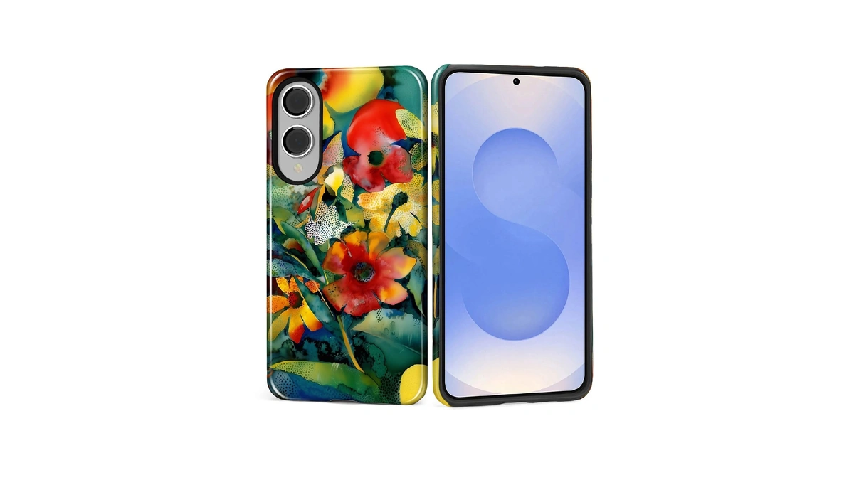 Wqwaxxc Compatible With Samsung Galaxy S25 Edge Case,glossy 2-in-1 Sleek