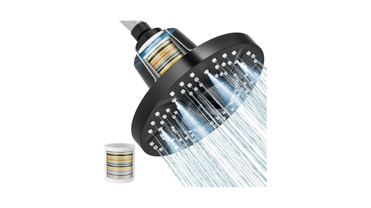 Sr Sun Rise Filtered Shower Head With Filters, 20-stage Shower