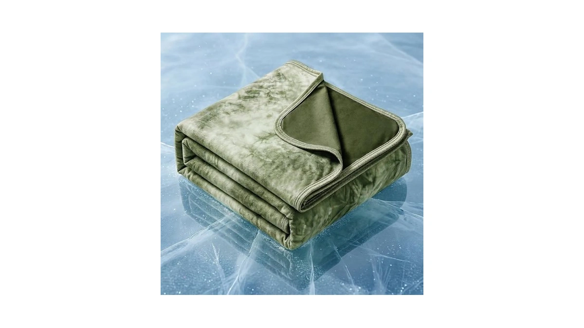 Topcee Cooling Blanket Queen Size 90"x90" For Hot Sleepers