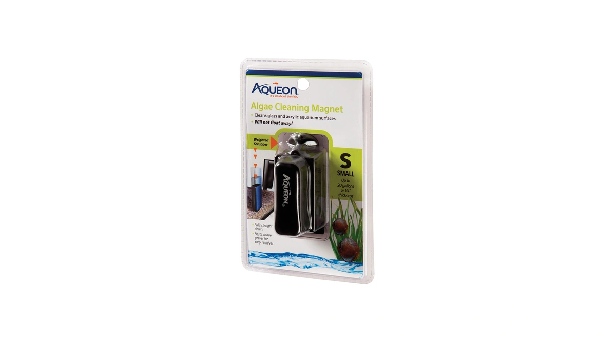 Aqueon Aquarium Algae Scraper, Fish Tank Cleaning Magnets For Glass/acrylic,