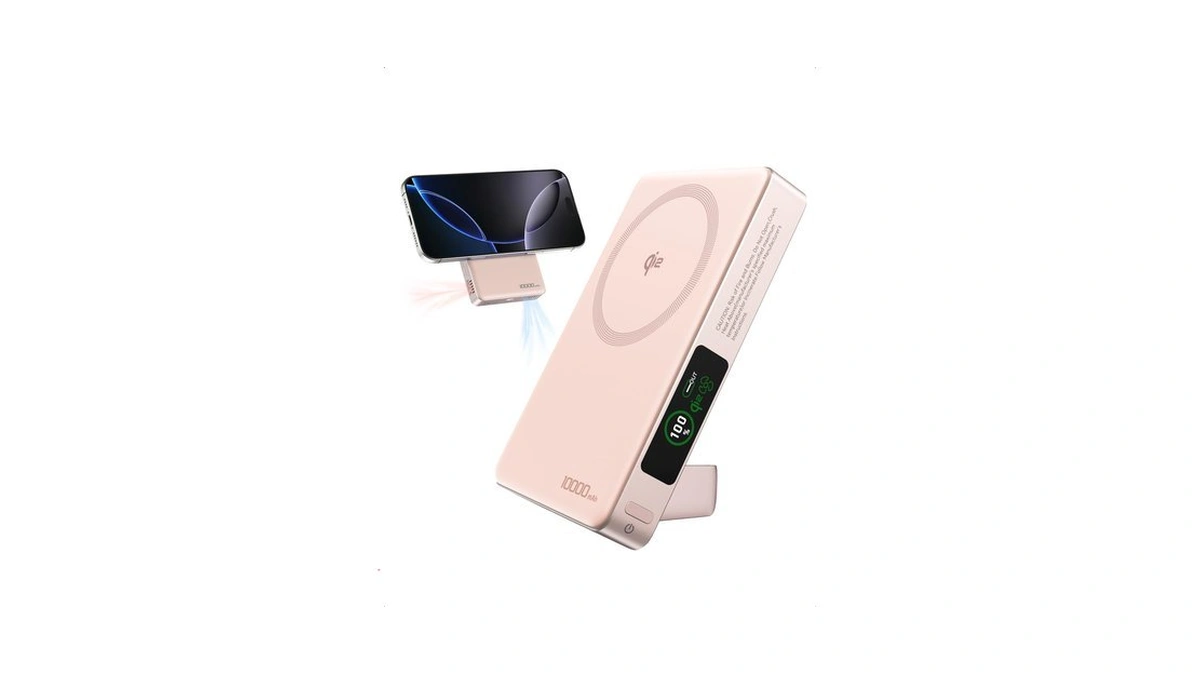 Magnetic Portable Charger For Iphone With Active Cooling, 10000mah Qi2
