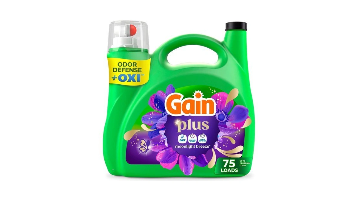 Gain Plus Liquid Laundry Detergent, Cleaner, Fresher, Now With Oxi,