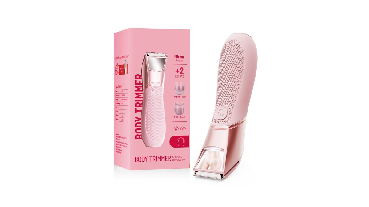 Rechargeable Bikini Trimmer For Women: Electric Shaver With 90-min Run