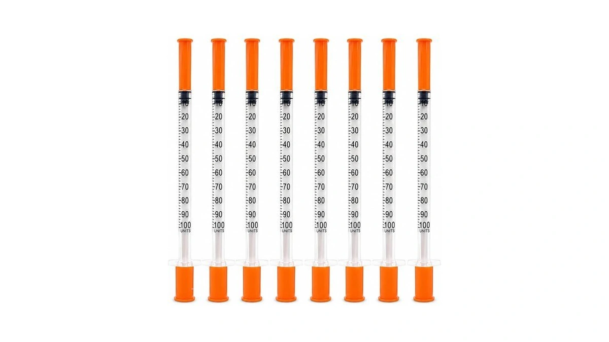 36pack U-100 1ml/cc Syringes With Needle 30g 5/16" (8mm) Individually