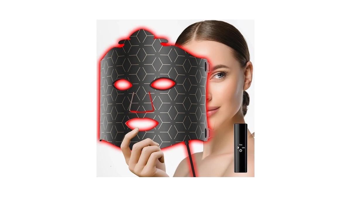 Gelpal 7-1 Colors Led Facial Skin Care Mask,red Light Mask