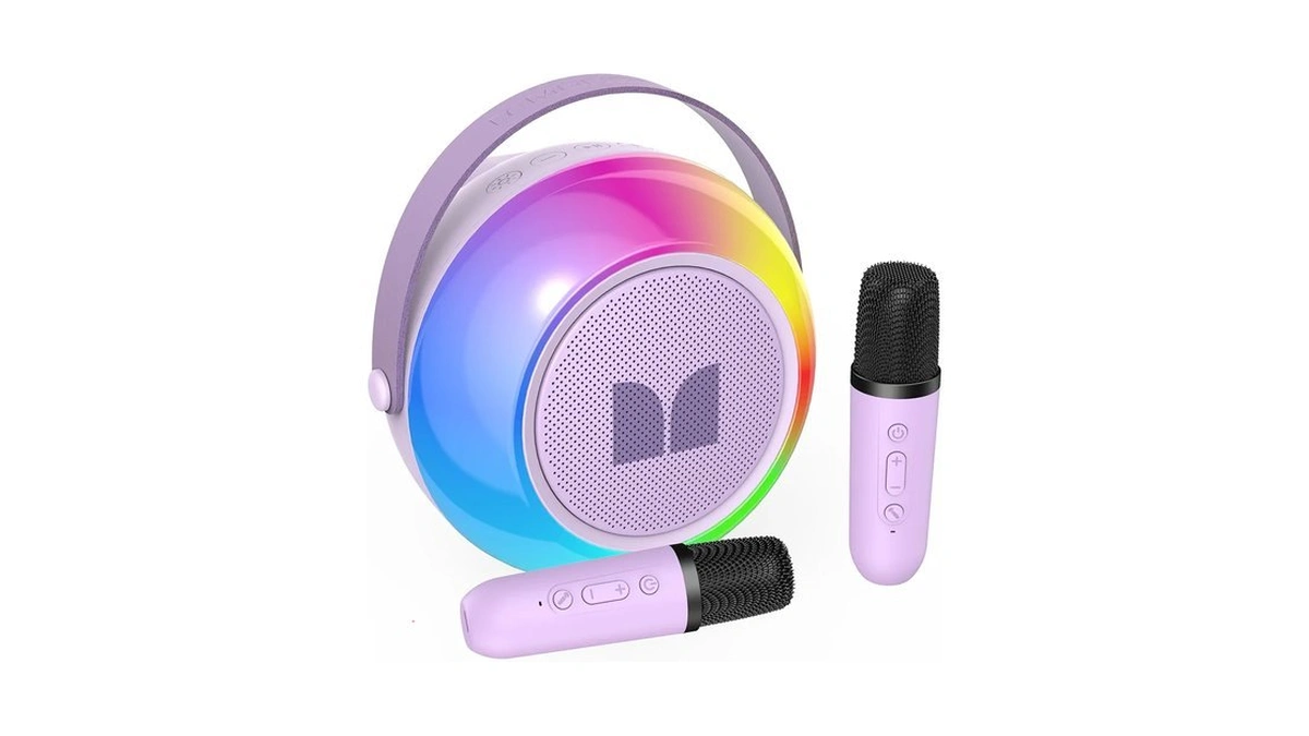 Monster Mini Karaoke Machine For Kids Adults, Portable Bluetooth Speakers