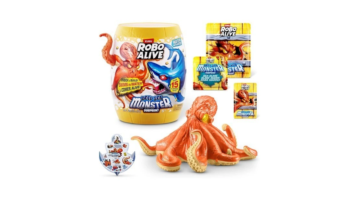 Robo Alive Deep Sea Monster Surprise (octopus) By Zuru, Surprise