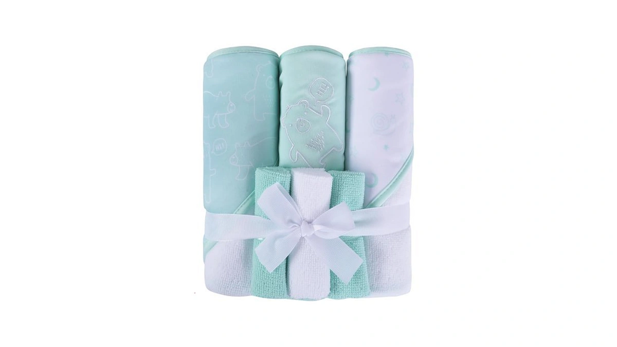 Viviland Baby Towels And Baby Wash Cloths Set Hooded Baby