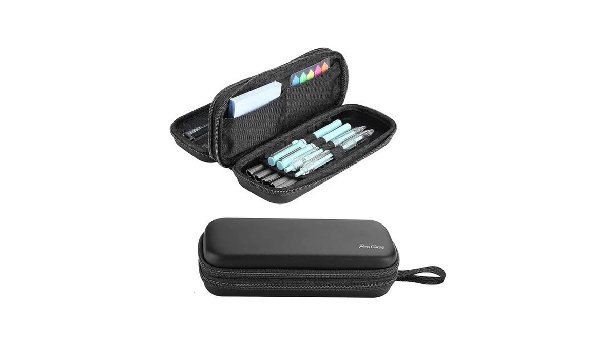Procase -layer Hard Pencil Case Large Capacit...