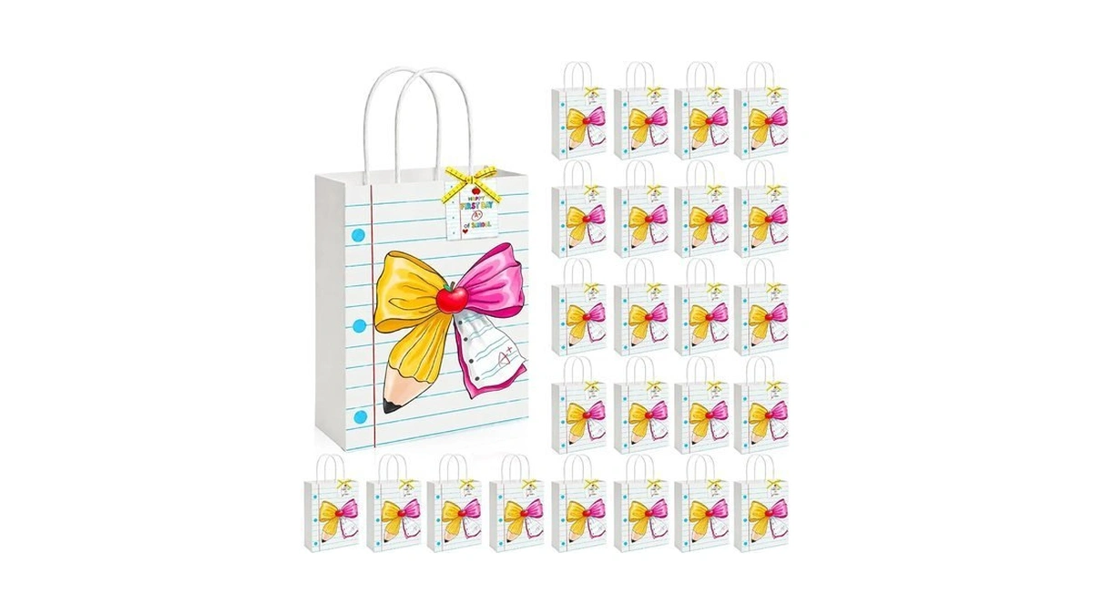 Zenoble 36pcs Back To School Gift Bags Teacher Gift Bags