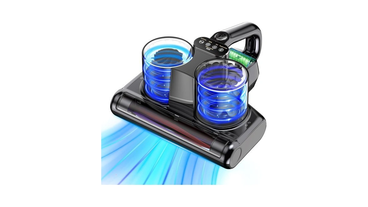 Mattress Vacuum Cleaner Cordless Bed Vacuum With 16kpa Suction 253.7nm